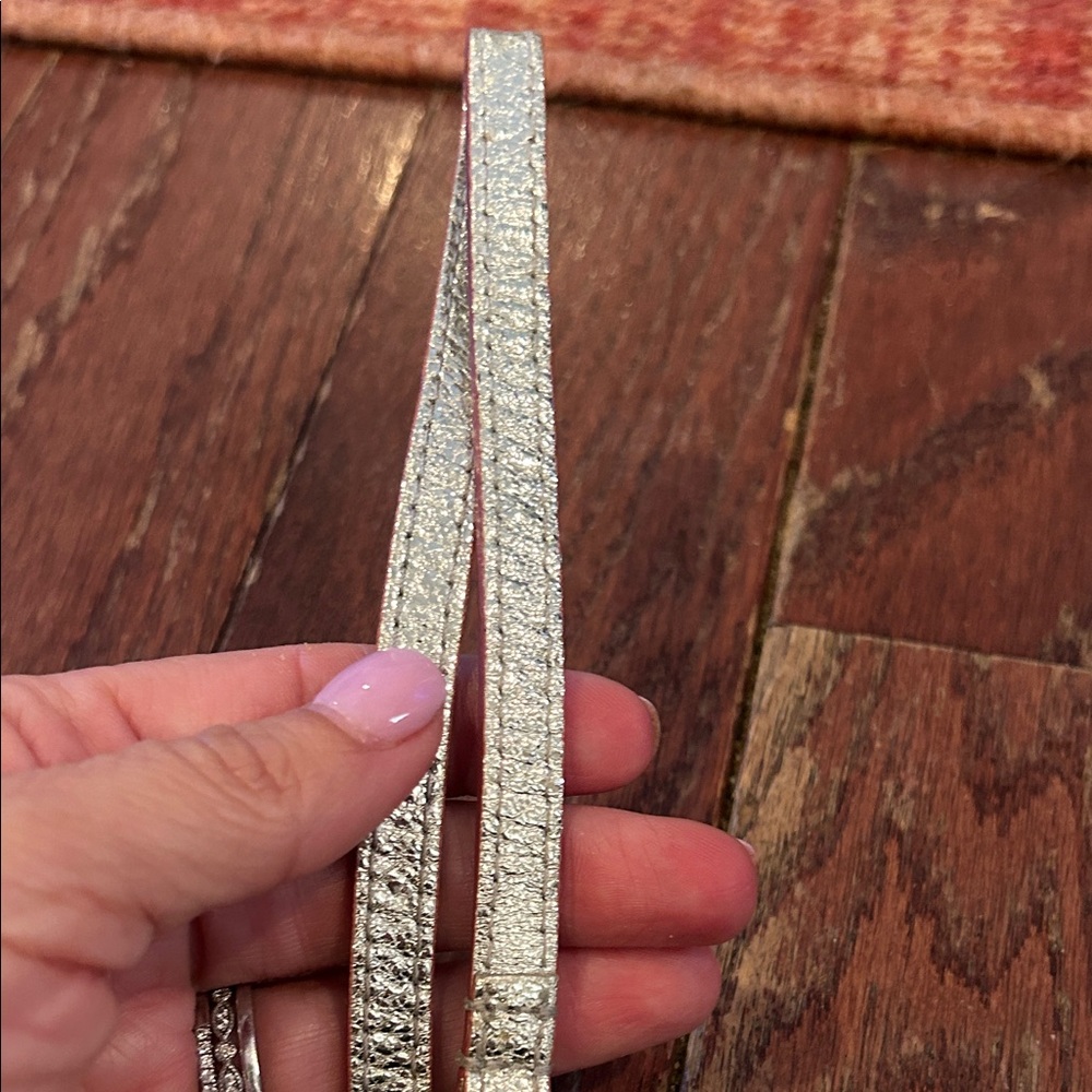 Brighton Metallic Silver Heart Embellished Wristlet - Picture 5 of 10